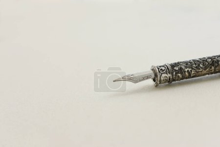 Photo for Image of old vintage ink pen - Royalty Free Image