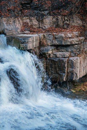 Einer der vielen Wasserfälle in der Finger Lakes Region im Bundesstaat New York.