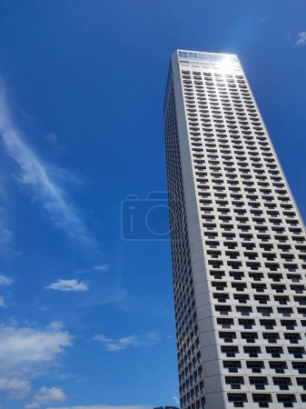 Photo for Singapore- 11 Jun, 2023: View of Swissotel The Stamford in Singapore. It is at a height of 226m  and is one of Southeast Asia tallest hotels.. - Royalty Free Image