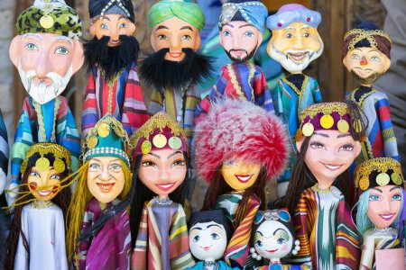 Traditional puppets( marionettes) in Uzbekistan