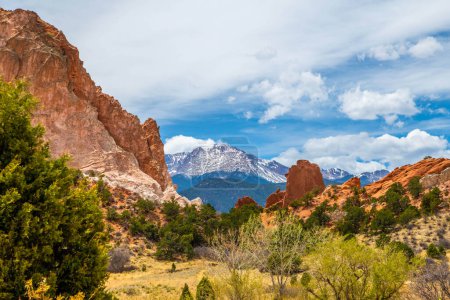Foto de Paisaje rocoso de Colorado Springs, Colorado - Imagen libre de derechos