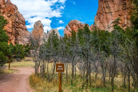 Photo for Colorado Springs, CO - May 06, 2022: The Garden of the Gods Trail - Royalty Free Image