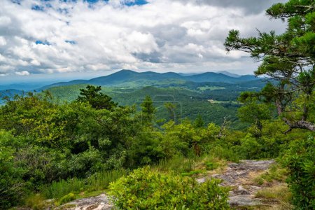 Foto de Una vista panorámica en Carolina del Norte, Highlands - Imagen libre de derechos