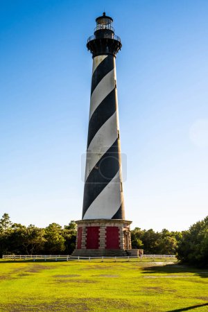 Téléchargez les photos : Cape Hatteras NS, NC, USA - 13 août 2022 : Le phare de Cape Hatteras - en image libre de droit