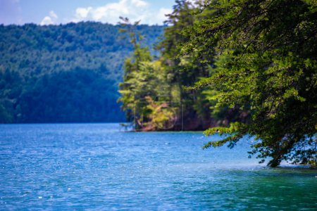 Foto de Una vista panorámica del lago Jocassee, Carolina del Sur - Imagen libre de derechos