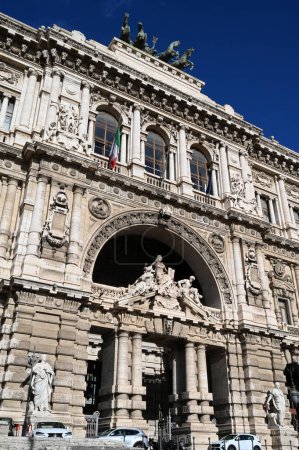 Photo for Court of Cassation of Rome in Italy - Royalty Free Image