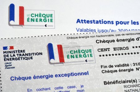 Foto de Energy check from the Ministry of Energy Transition - Imagen libre de derechos