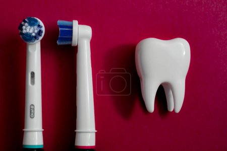 Téléchargez les photos : Francfort, Allemagne - 1 mai 2021 : Têtes de brosse à dents électriques Oral-B - en image libre de droit