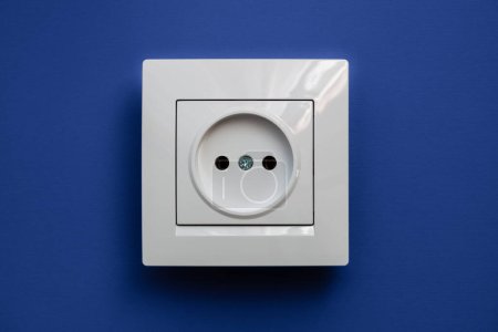 white socket isolated on