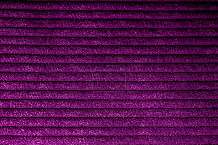 Photo for Closeup of magenta corduroy cloth as patterned textured background for design purpose - Royalty Free Image