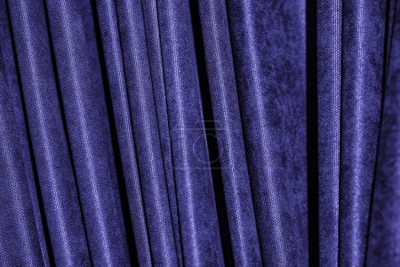 Photo for Violet curtain in theatre. Textured background - Royalty Free Image