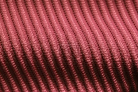 Photo for Closeup of pink orange corduroy cloth as patterned textured background for design purpose - Royalty Free Image