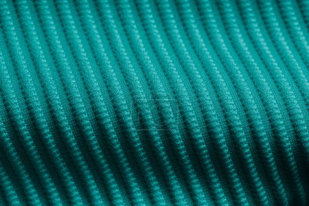 Photo for Closeup of green corduroy cloth as patterned textured background for design purpose - Royalty Free Image