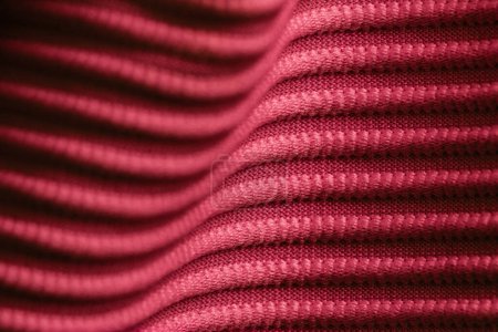 Photo for Closeup of pink orange corduroy cloth as patterned textured background for design purpose - Royalty Free Image