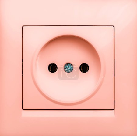 closeup of pink socket for design purpose