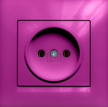 closeup of pink socket for design purpose