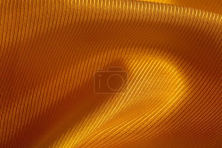Photo for Yellow acetate fabric textured background for design purpose - Royalty Free Image