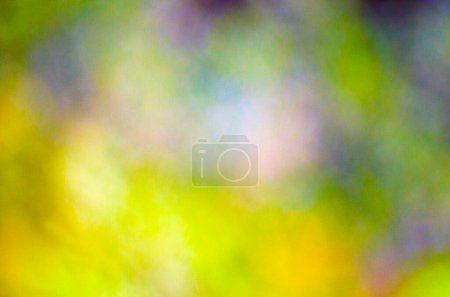 Foto de Fondo bokeh abstracto en colores verde y amarillo, desenfocado - Imagen libre de derechos