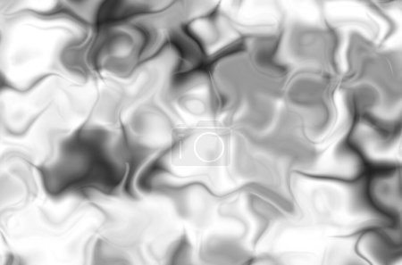 Foto de Fondo abstracto en blanco y negro. Textura fractal de fantasía. Arte digital. Renderizado 3D. - Imagen libre de derechos