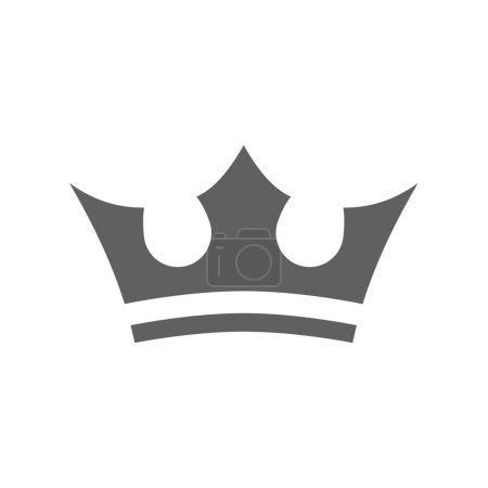 Crown vector icon. Luxury and membership symbol.