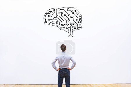 artificial intelligence and machine learning concept-stock-photo