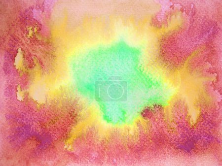 Téléchargez les photos : Orange chakra sacré couleur reiki esprit santé spirituelle guérison holistique énergie aquarelle peinture art illustration conception univers abstrait fond galaxie espace arc-en-ciel texture fantaisie - en image libre de droit