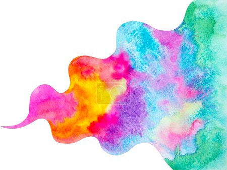 Foto de Abstracto color burbuja hablar habla arte mente espiritual mental imaginar alma curación energía emoción onda acuarela pintura ilustración diseño dibujo - Imagen libre de derechos