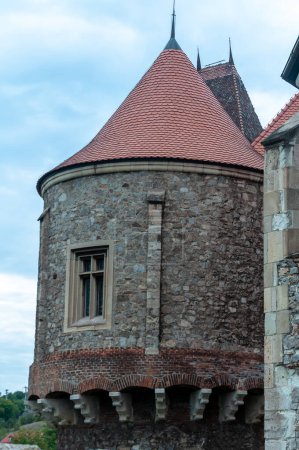 Foto de Detalle de la arquitectura del castillo de Corvins - Imagen libre de derechos