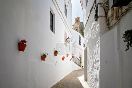 Foto de Calles de Arcos de la frontera, pueblos blancos, Andalucía, España, Europa. - Imagen libre de derechos