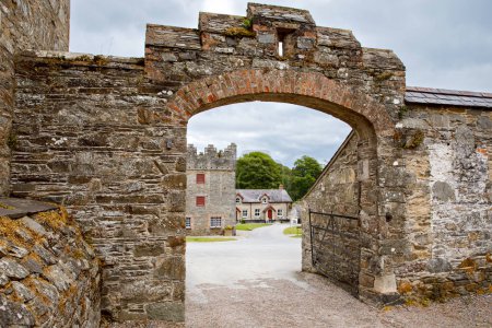 Foto de Antiguas ruinas medievales de Castle Ward en Irlanda del Norte. Lugar de rodaje de la serie Juego de Tronos, Invernalia
. - Imagen libre de derechos