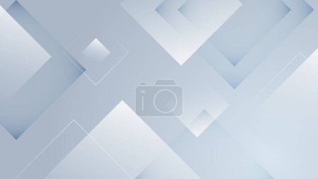 Illustration for Gray Silver abstract vector background banner - Royalty Free Image