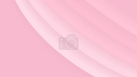Illustration for Abstract pink background with modern trendy gradient texture color for presentation design, flyer, social media cover, web banner, tech banner - Royalty Free Image