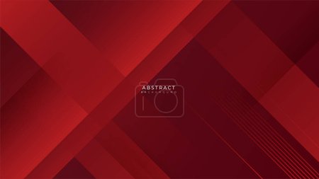 Illustration for Abstract simple red background - Royalty Free Image