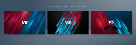 Illustration for Modern versus background with rays effects - Royalty Free Image
