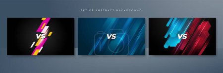 Illustration for Modern versus background with rays effects - Royalty Free Image