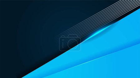Illustration for Versus background. Blue against Red. Red Vs Blue. Fight background. - Royalty Free Image