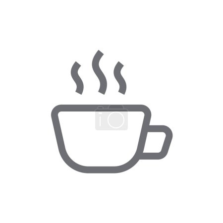 Ilustración de Coffebreak Icono de gente de negocios con estilo de contorno negro. taza, molinillo, bebida, bebida, máquina, barista, café. Ilustración vectorial - Imagen libre de derechos