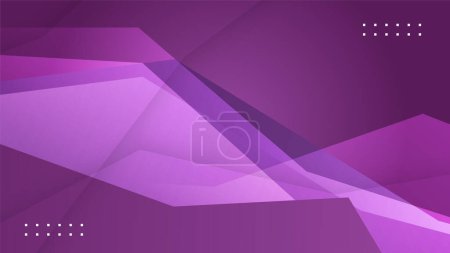 Ilustración de Gradiente púrpura moderno líneas dinámicas de fondo. Diseño de póster, plantilla en la web, telón de fondo, banner, folleto, sitio web, volante, landing page, presentación, certificado y webinar - Imagen libre de derechos