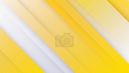 Illustration for Dynamic Vector element abstract white and yellow design background - Royalty Free Image