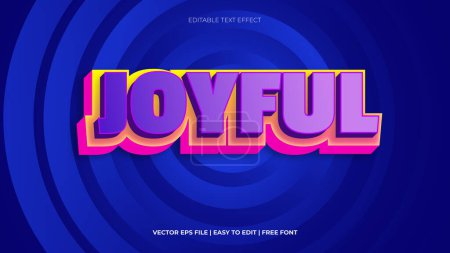 Modern text effect typography project