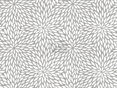 Foto de Sin costuras abstracto floral gris y blanco bacgroud - Imagen libre de derechos