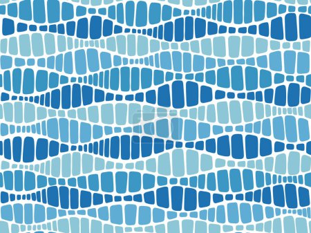Foto de Fondo azul y blanco abstracto sin costuras. Dibujado a mano vector patrón sin costura - Imagen libre de derechos