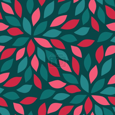 Illustration for Abstract colorful seamless floral pattern - Royalty Free Image