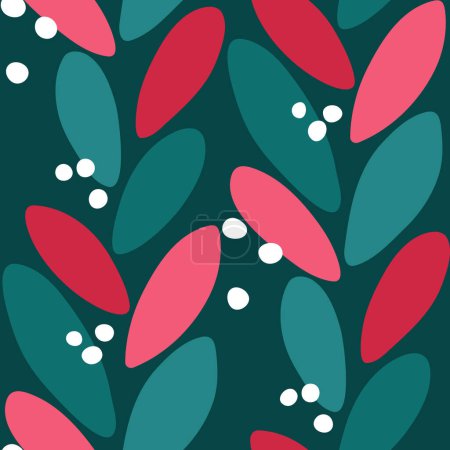 Illustration for Abstract bright floral seamless pattern - Royalty Free Image