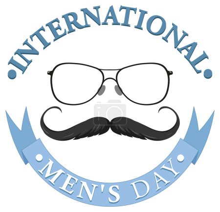 Téléchargez les illustrations : Illustration de conception de bannière Journée internationale des hommes - en licence libre de droit
