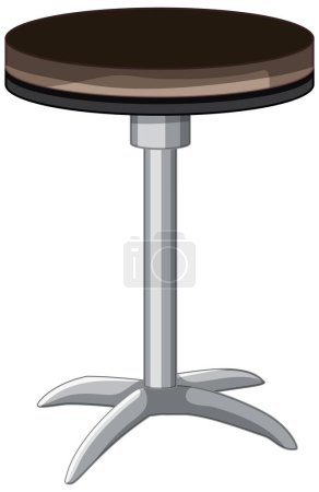 Illustration for Stool chair for hospital illustration - Royalty Free Image