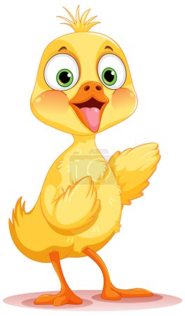Illustration for Isolated baby chicken cartoon illustration - Royalty Free Image