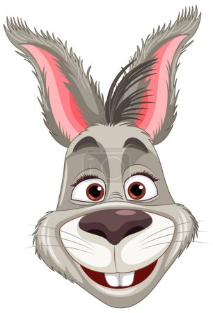 Téléchargez les photos : Illustration de personnage de dessin animé lapin mignon - en image libre de droit
