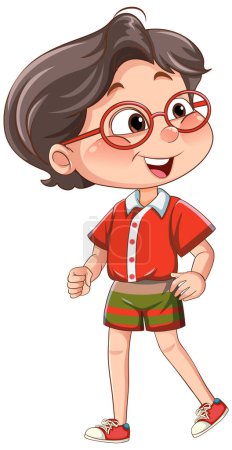 Illustration for Adult Woman Character in Cartoon Style illustration - Royalty Free Image