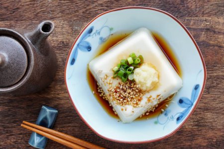 Foto de Hiyayakko japonés (tofu frío) - Imagen libre de derechos